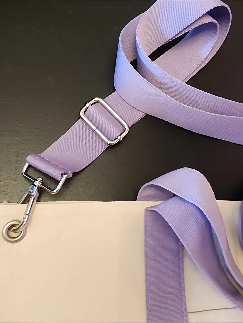 Lavender/Purple Custom Trader Joe's Large Tote Bag with Matching Accessories